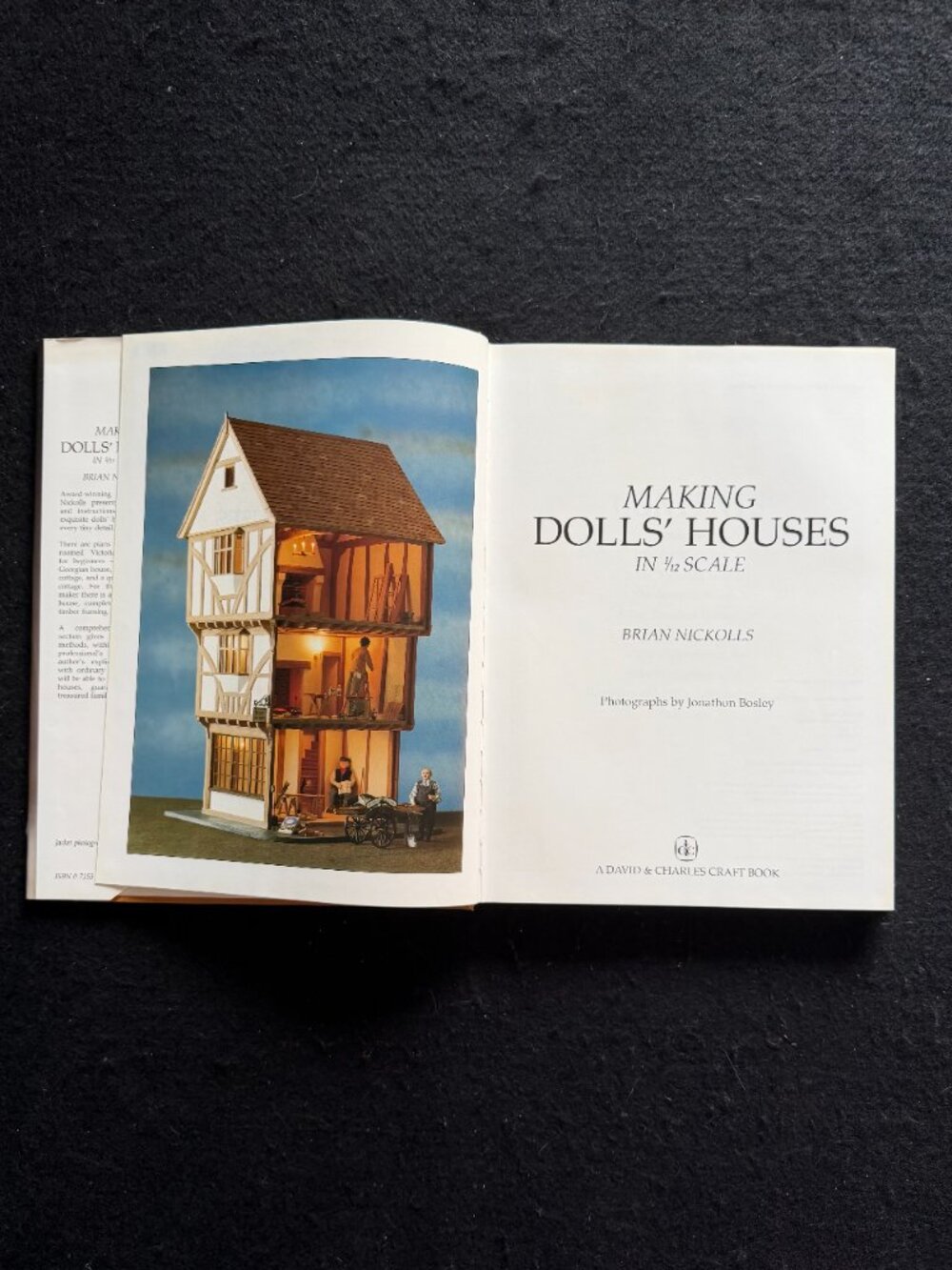 “Making Dolls’ Houses In 1/12 Scale” Hardcover Book by: Brian Nickolls - Picture 2 of 9